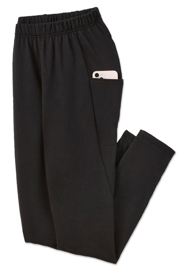 Stretch-Cotton Knit Pull-On Pocket Leggings image number 10