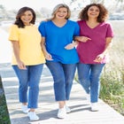 Perfect Short-Sleeve V-Neck Tee image number null