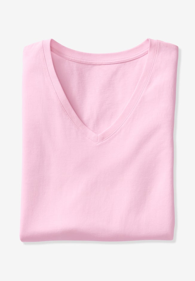 Perfect Short-Sleeve V-Neck Tee image number 5