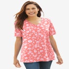 Perfect Short-Sleeve V-Neck Tee image number null