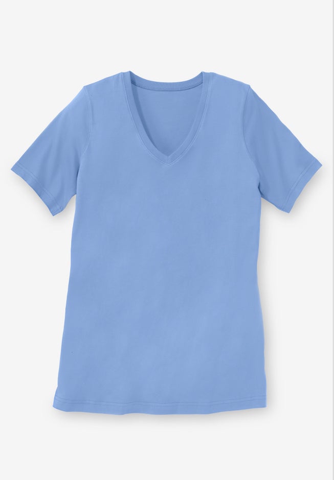 Perfect Short-Sleeve V-Neck Tee image number 8