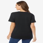 Perfect Short-Sleeve V-Neck Tee image number null