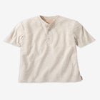 Heavyweight Short-Sleeve Henley Shirt image number null