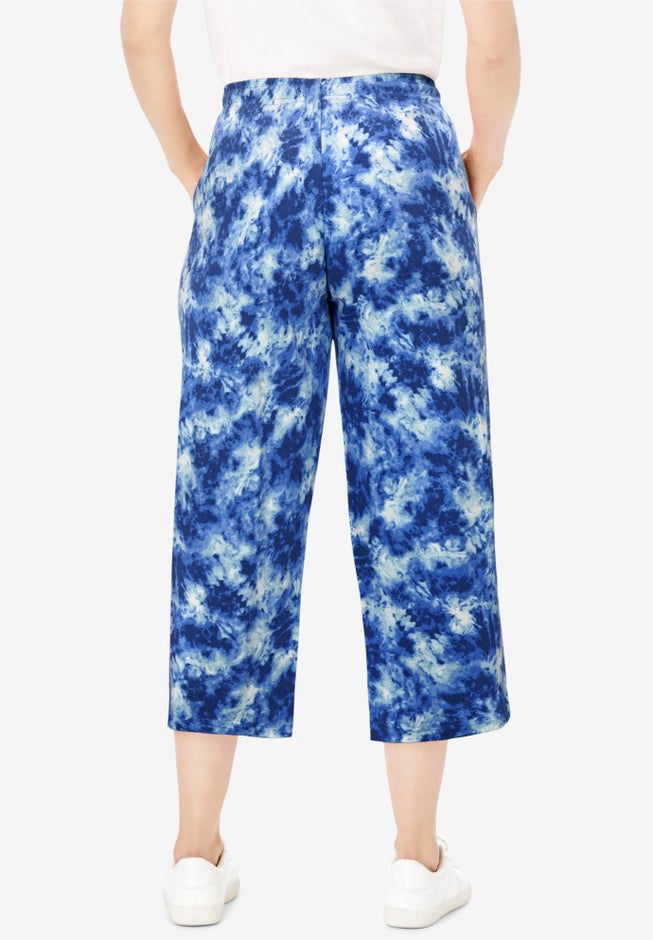 Sport-Knit Pull-On Capri Pants image number 1