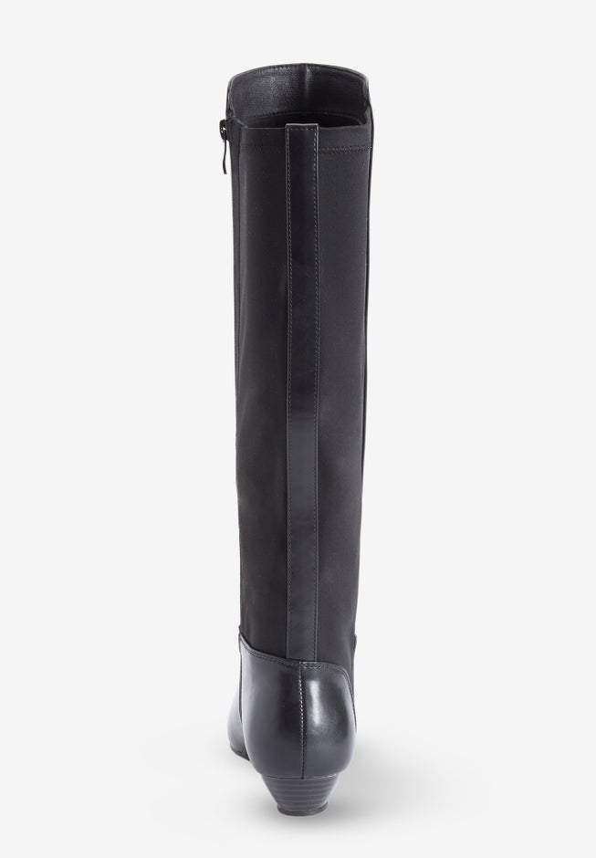 The Claudette Tall Wide Calf Boot By Comfortview image number 1