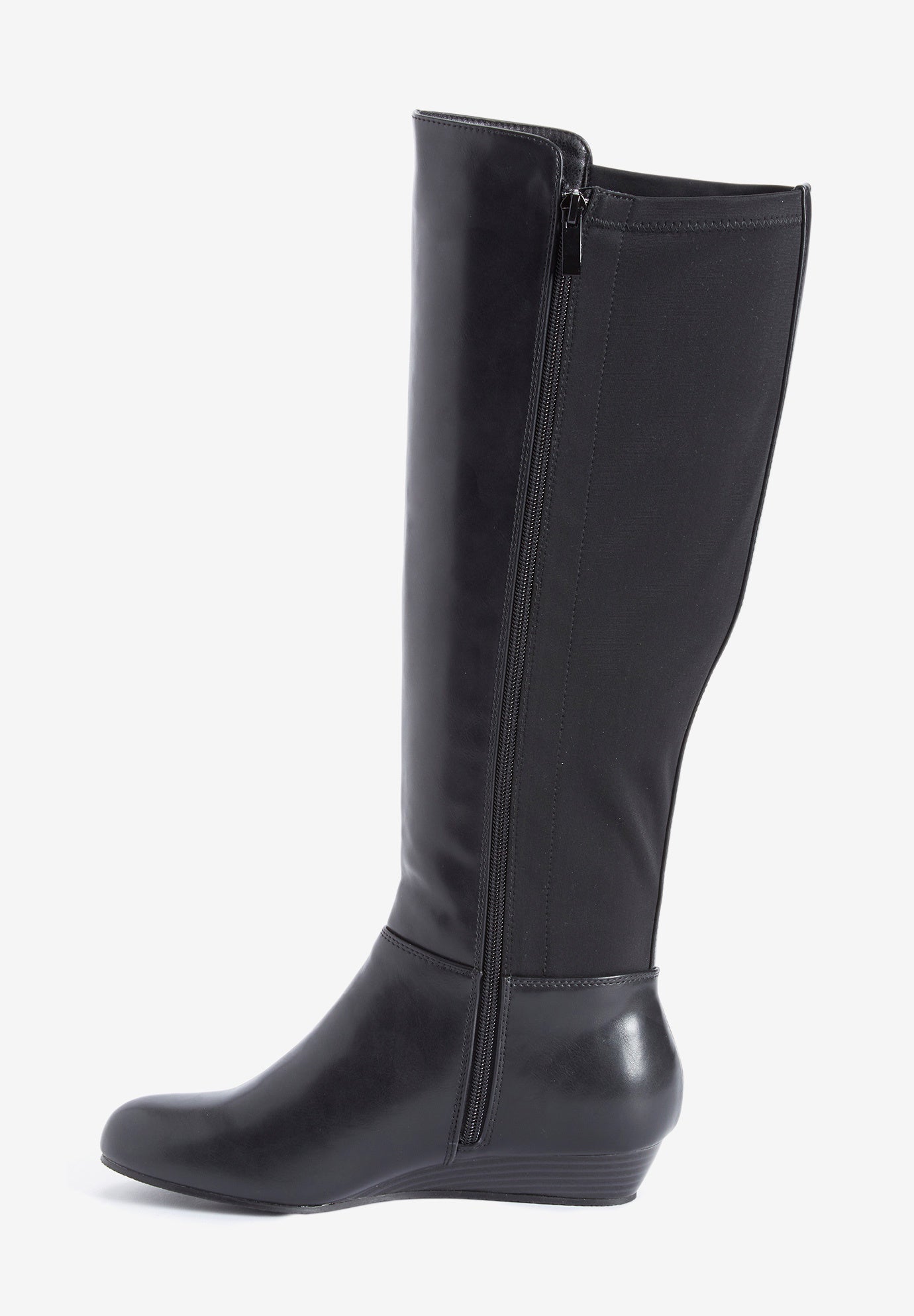 The Claudette Tall Wide Calf Boot By Comfortview image number 3