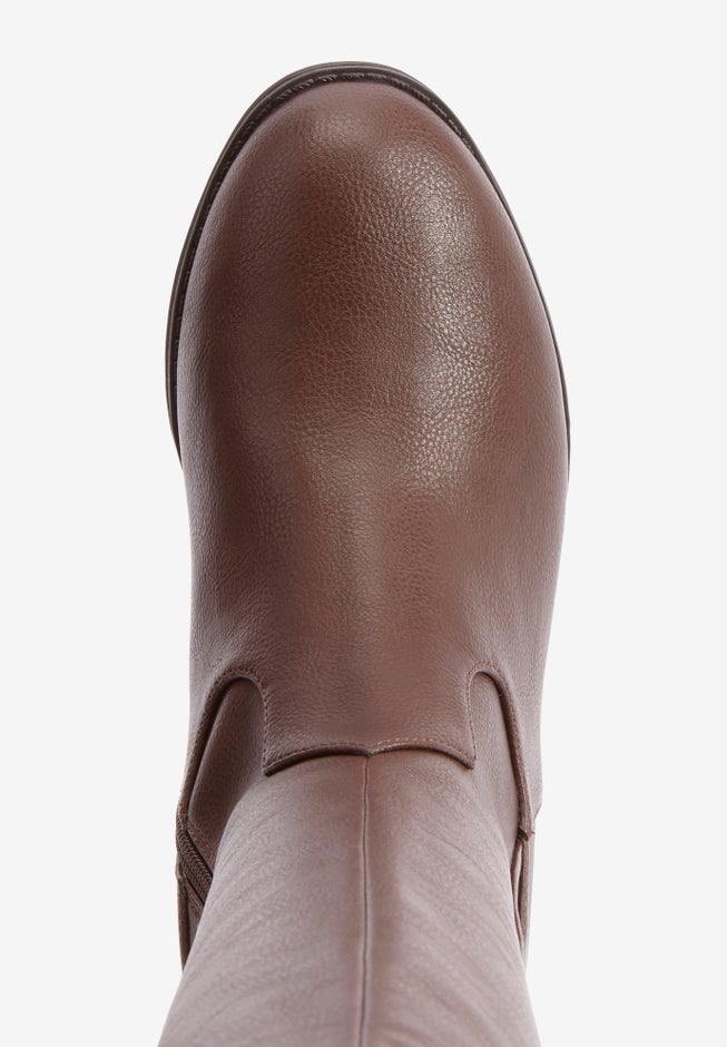 The Azalia Tall Wide Calf Boot By Comfortview image number 4