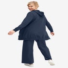 Wide Leg French Terry Sweatpant image number null