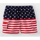 8" Printed Cargo Swim Trunks image number null