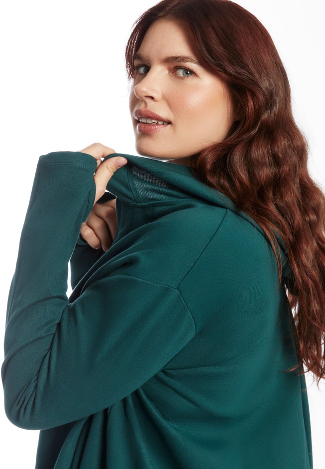 Zip-Up French Terry Hoodie image number 2