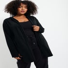 Zip-Up French Terry Hoodie image number null