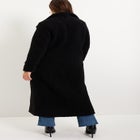 Maxi Teddy Fleece Coat image number null