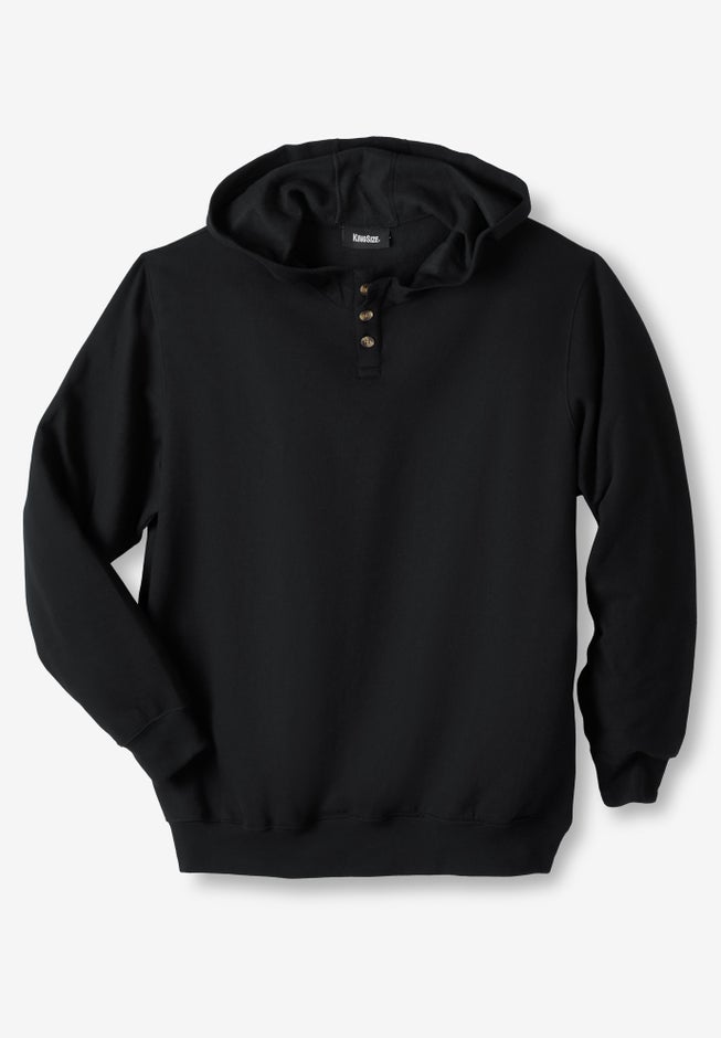 Fleece pullover henley image number 0