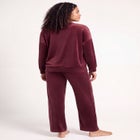 Boxy Velour Lounge Sweatshirt image number 1