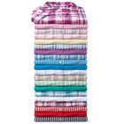 Short-Sleeve Button-Down Cotton Seersucker Shirt image number null