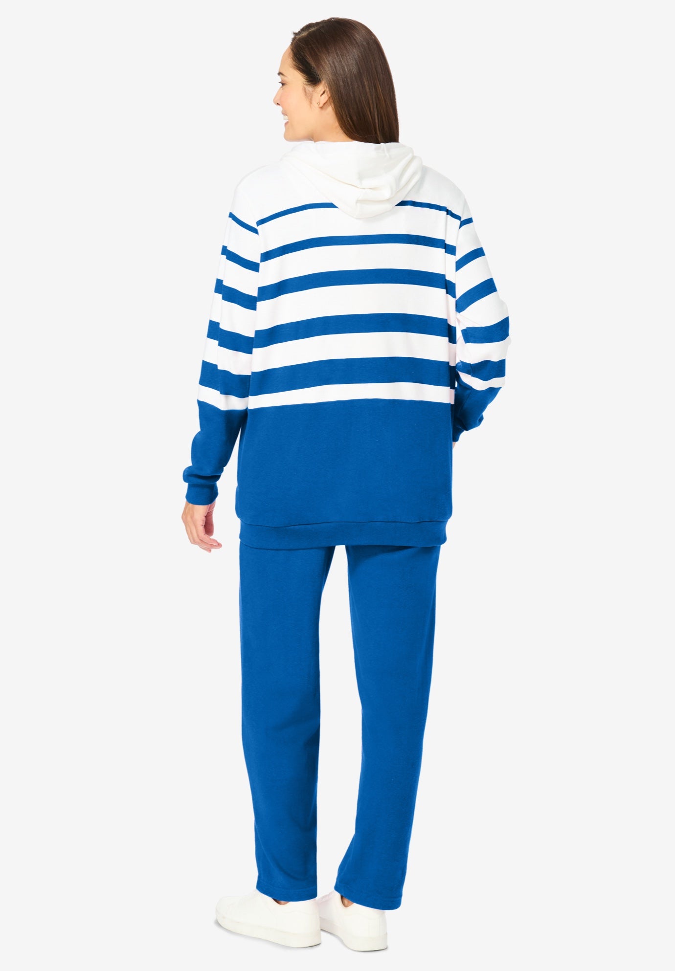 Striped Full Zip Jacket Set image number 1