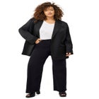 High-Waist 5-Pocket Wide-Leg Stretch Jeans image number null