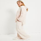 Bell-Sleeve French Terry Sweatshirt image number null