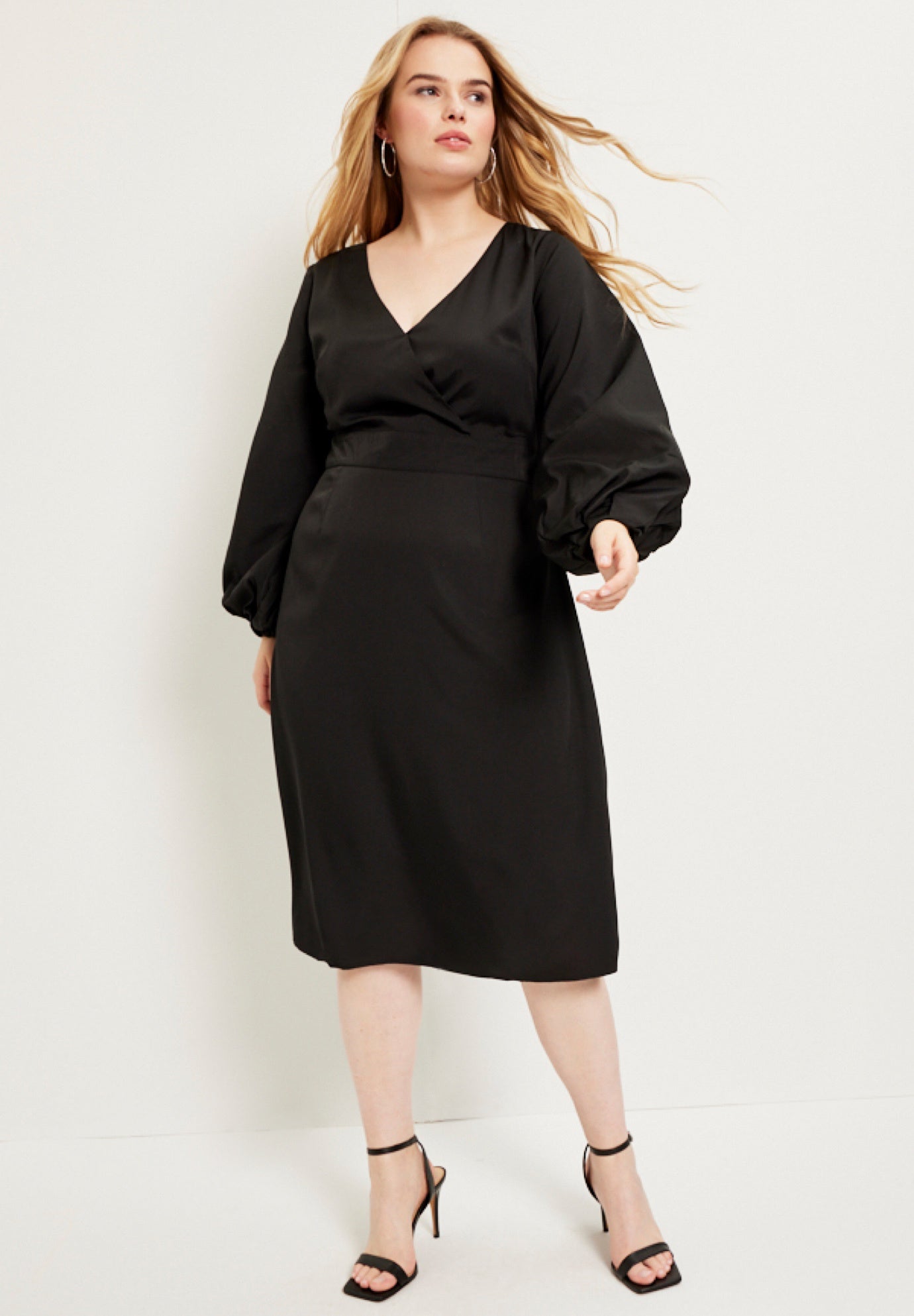 Puff-Sleeve Dress image number 0