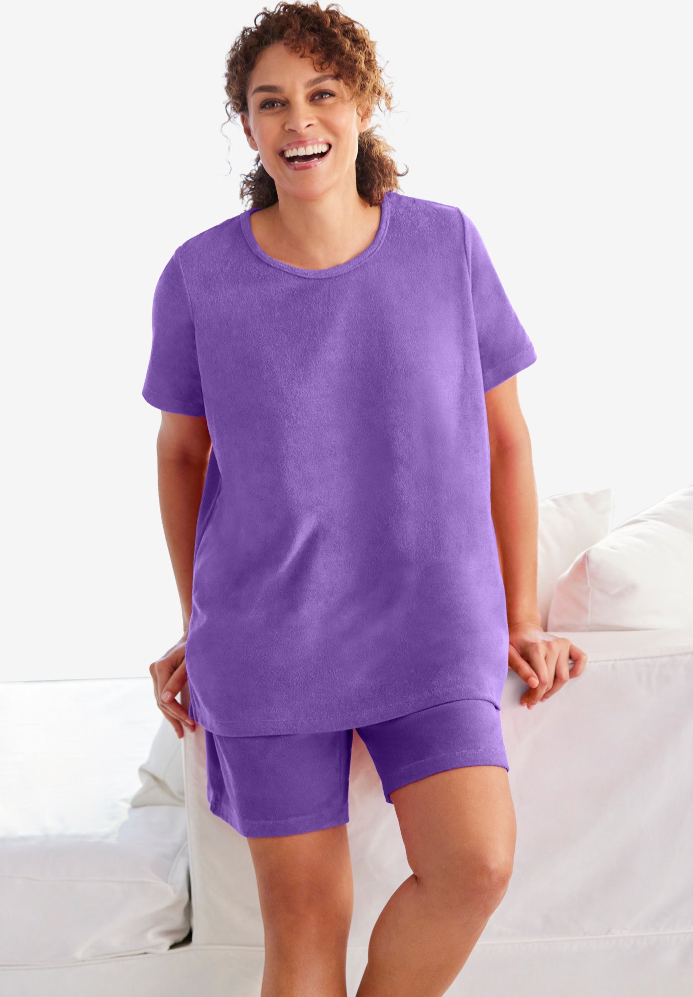 Two-Piece French Terry Sleep Set image number 0