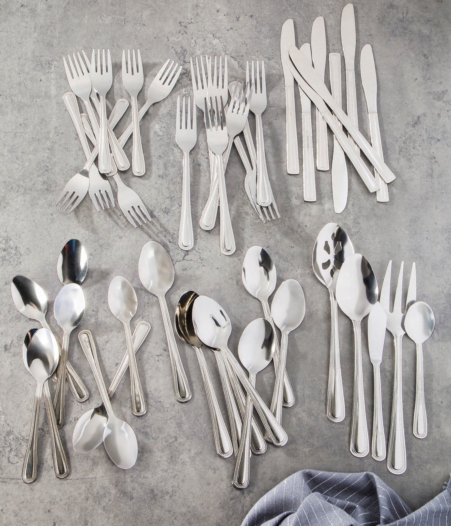 45-Piece Aston Flatware Set image number 6