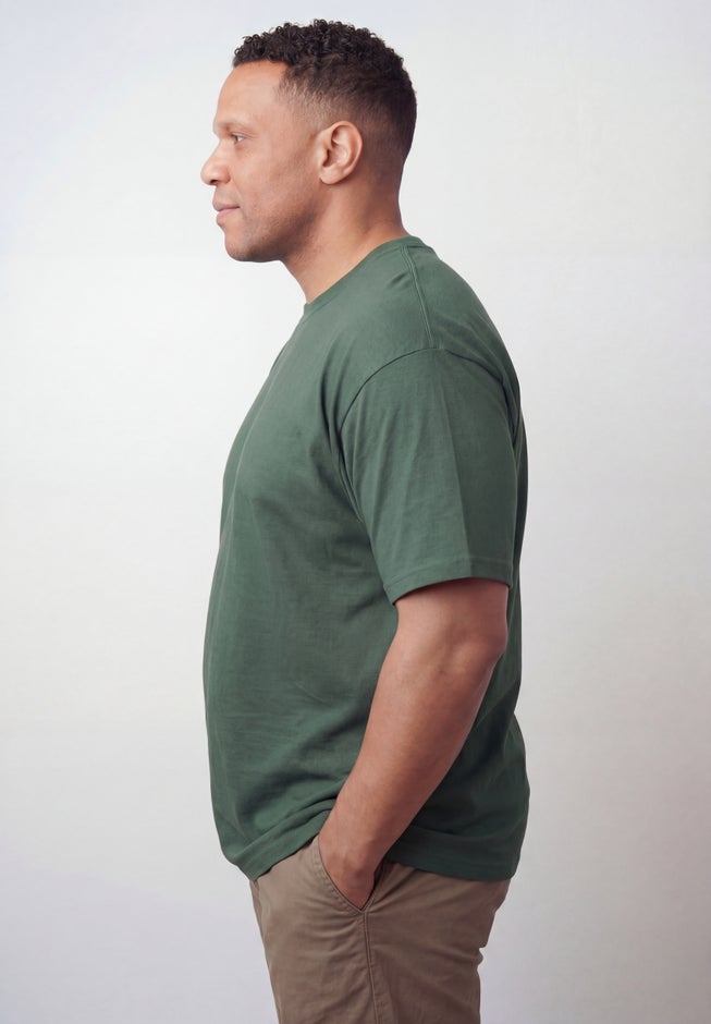 Shrink-Less&trade; Lightweight Crewneck T-Shirt image number 4