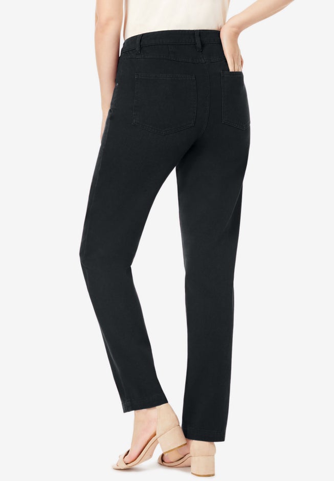 Classic Cotton Denim Straight-Leg Jean image number 2