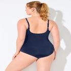 Chlorine Resistant -Sarong Front One Piece Swimsuit image number null