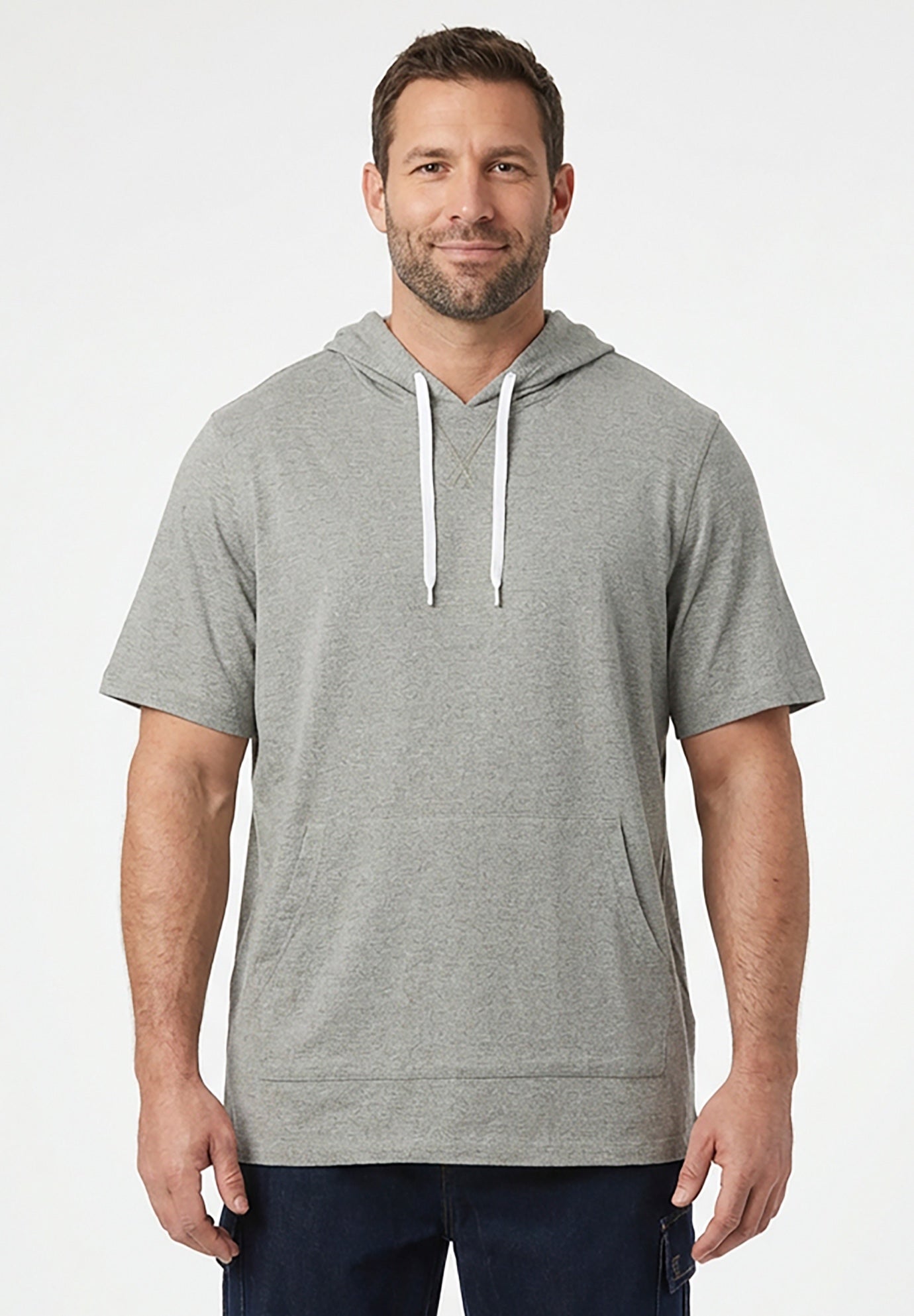 Short Sleeve Jersey Hoodie image number 0