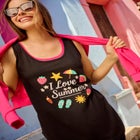 Graphic Tank Tunic image number null