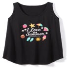 Graphic Tank Tunic image number null