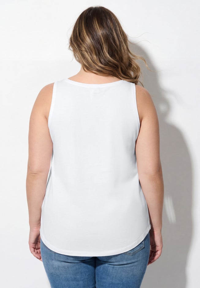 Graphic Tank Tunic image number 2