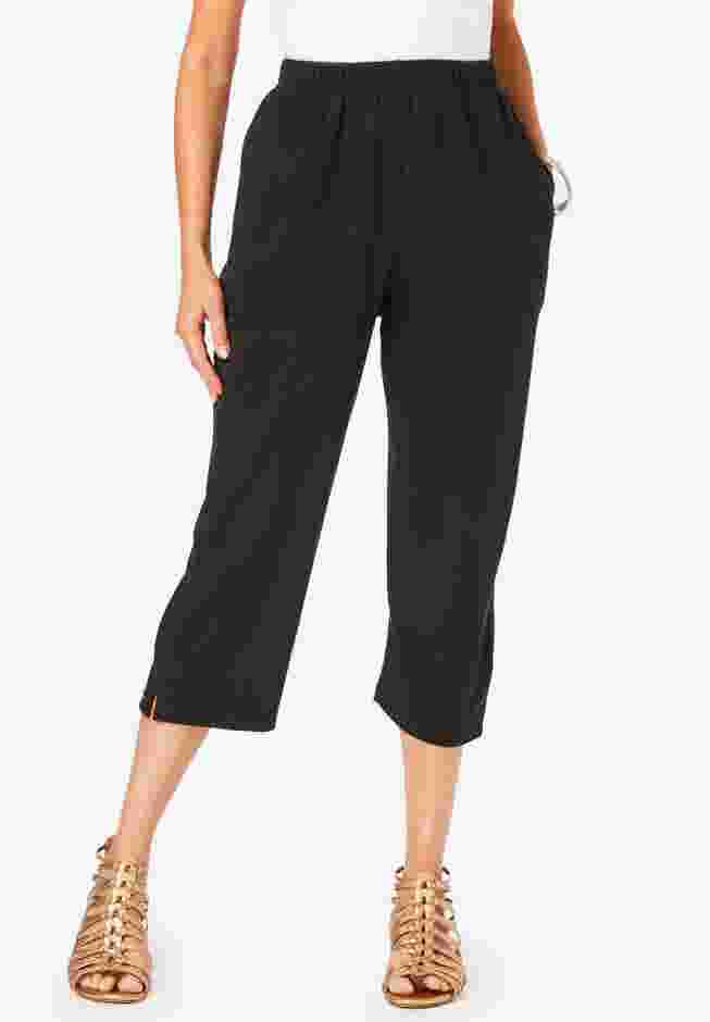 Soft Knit Capri Pant image number 0