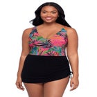 Julie Adjustable Skirt Swimdress image number null