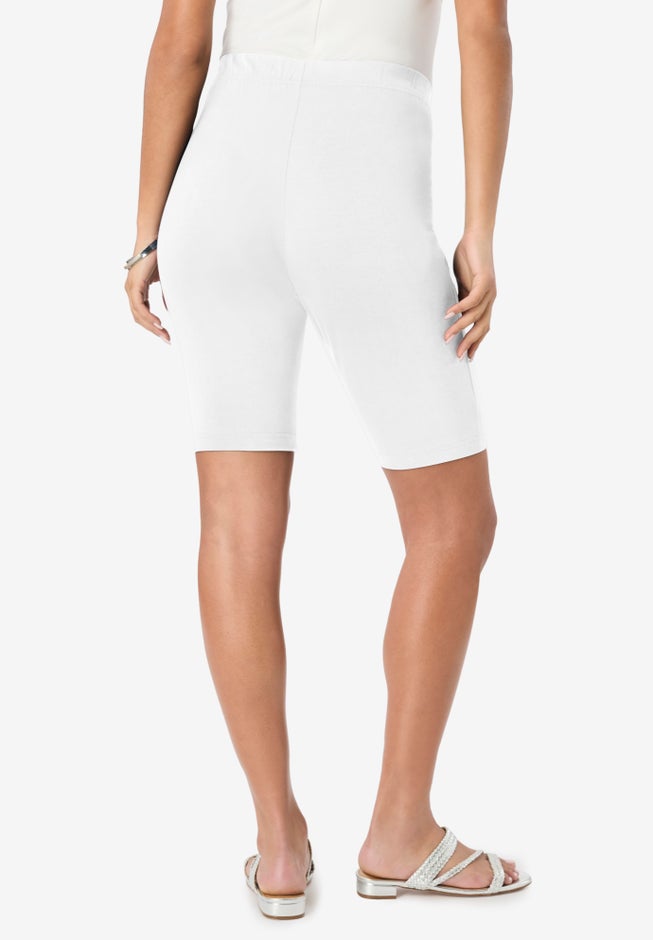 Plus Size Everyday Essential Stretch Bike Shorts image number 1