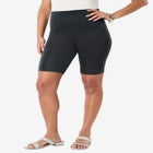Plus Size Everyday Essential Stretch Bike Shorts image number null