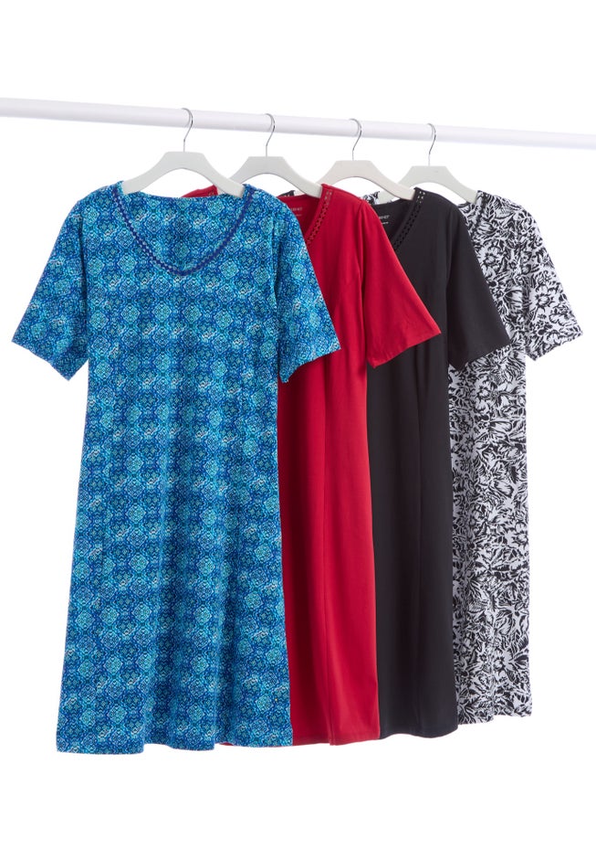 Suprema&reg; Crochet-Detail T-Shirt Dress image number 2