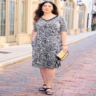 Suprema&reg; Crochet-Detail T-Shirt Dress image number null