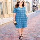 Suprema&reg; Crochet-Detail T-Shirt Dress image number null