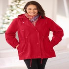 Fleece-Lined Taslon&reg; Anorak image number null