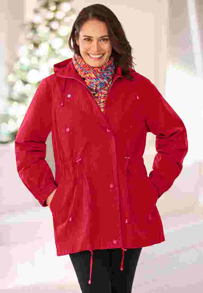 Fleece-Lined Taslon® Anorak image number 9