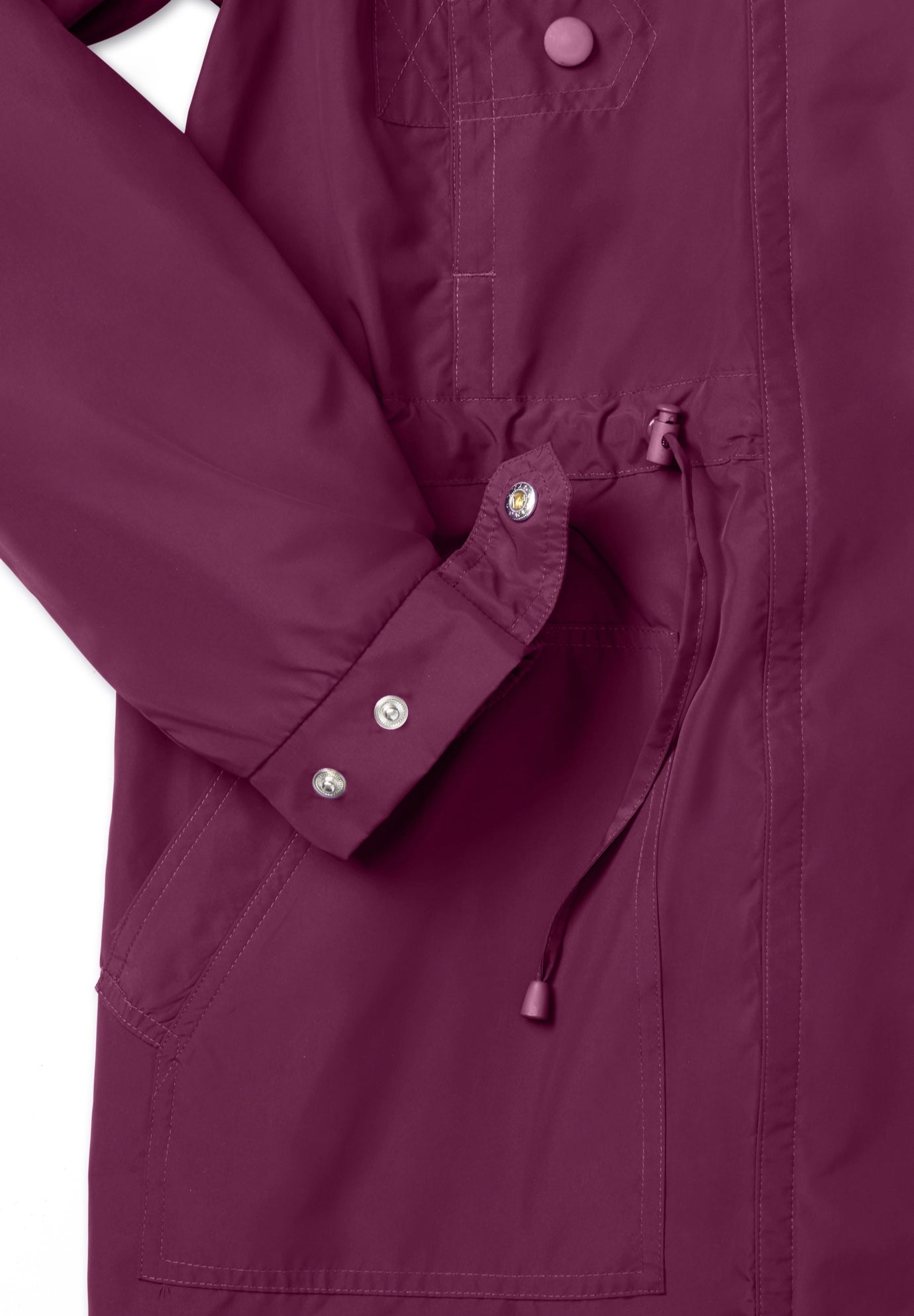 Fleece-Lined Taslon&reg; Anorak image number 4