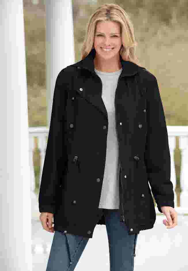 Fleece-Lined Taslon® Anorak image number 0