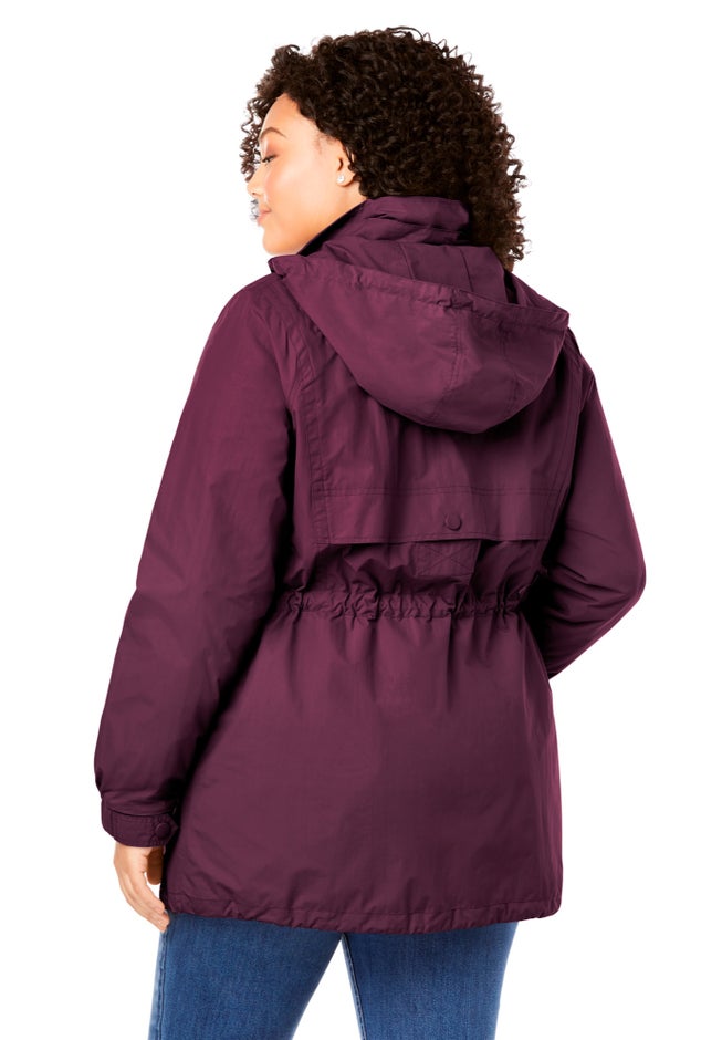 Fleece-Lined Taslon&reg; Anorak image number 1