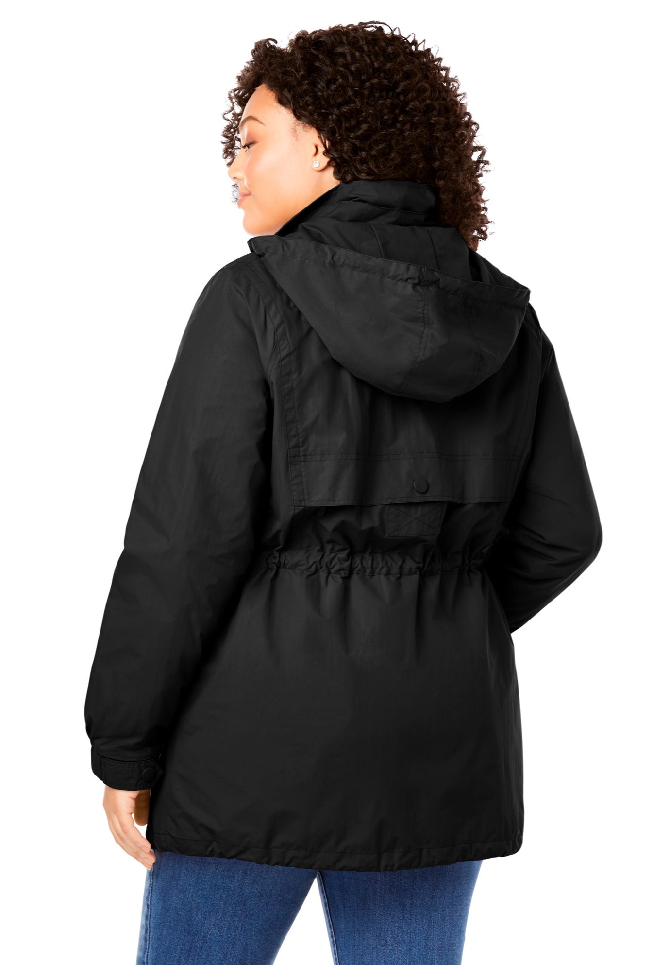 Fleece-Lined Taslon&reg; Anorak image number 1