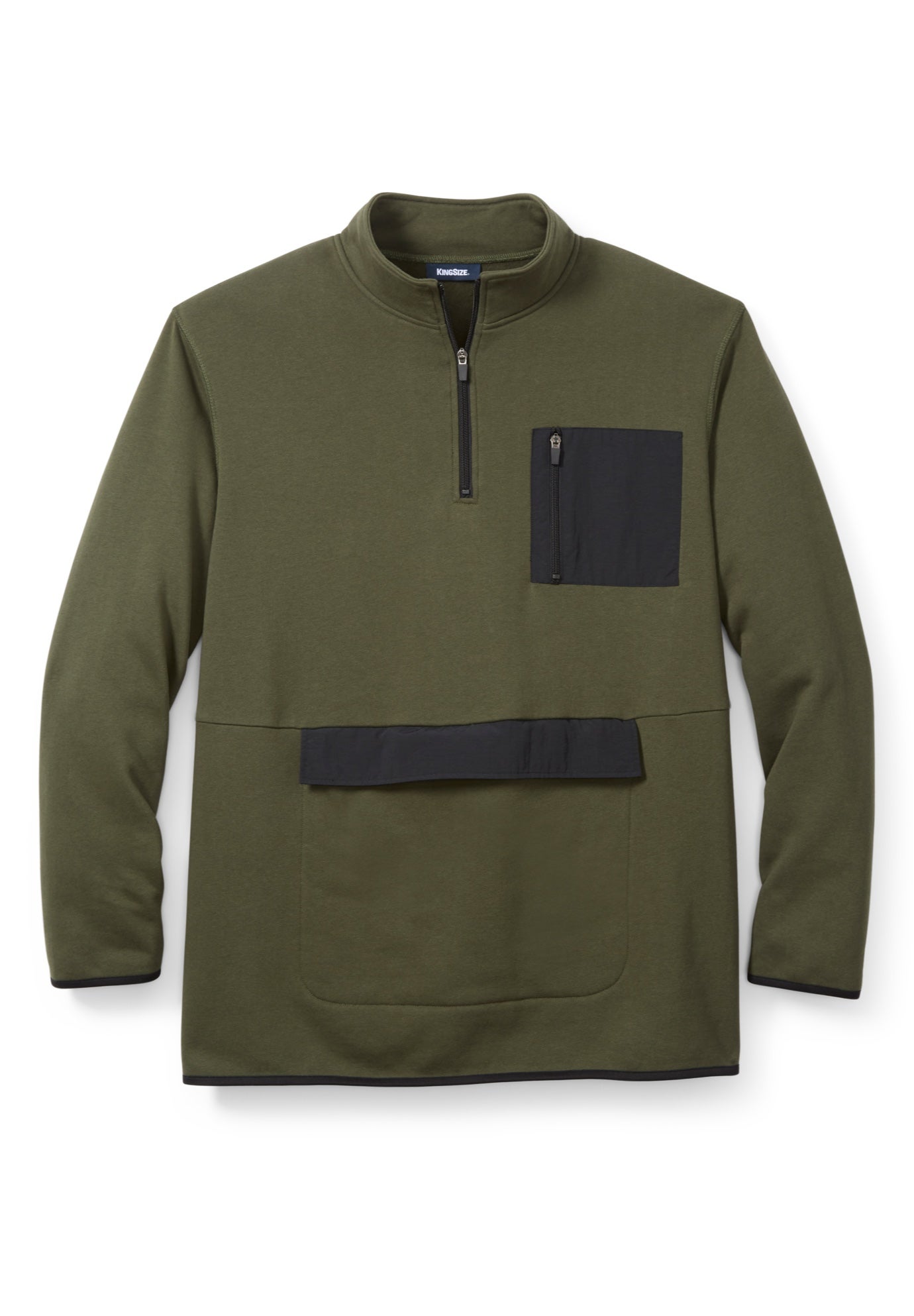 Mixed Media Fleece 1/4 Zip image number 3