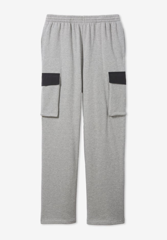 Mixed Media Fleece Cargo Sweatpant image number 3