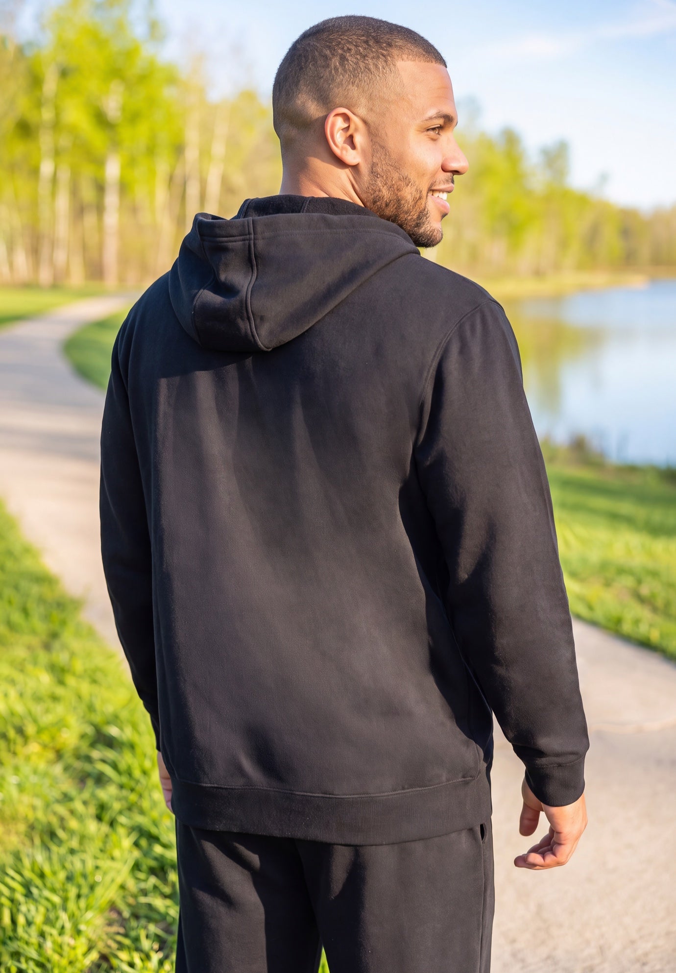 Fleece 1/4 Zip Hoodie image number 1