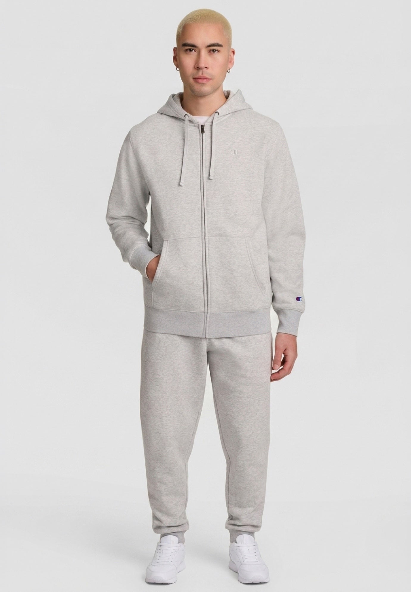Champion&reg; Powerblend Full-Zip Hoodie image number 6