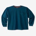 Heavyweight Crewneck Long-Sleeve Pocket T-Shirt image number null
